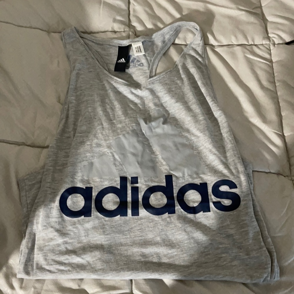 Grey, Adidas Tank Top